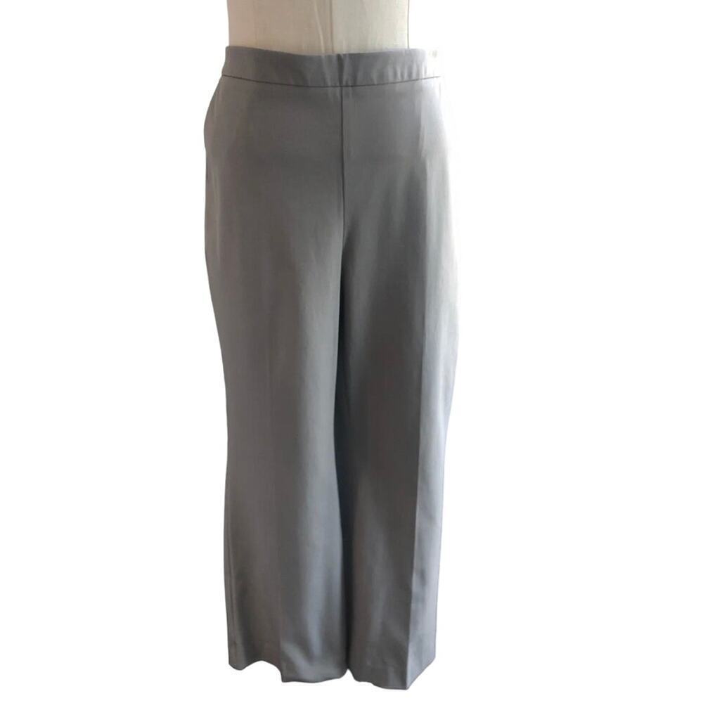 New Eileen Fisher Organic Cotton Twill Flare Crop Pant Size 10 MSRP $188
